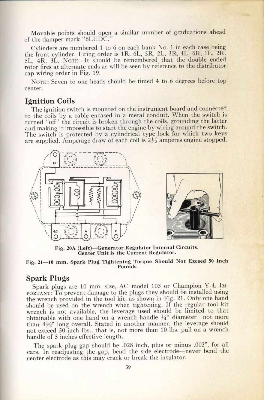 1938 Packard Super 8 and 12 Owners Manual Page 1